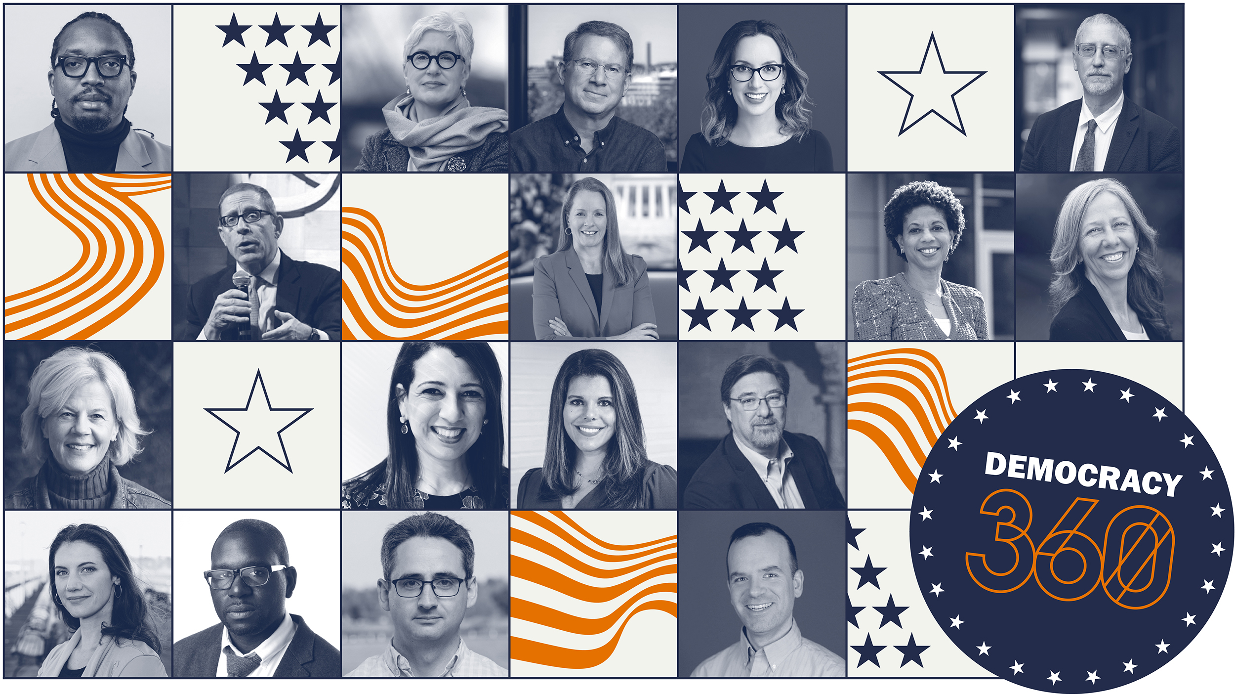 Grid of main stage speaker photos