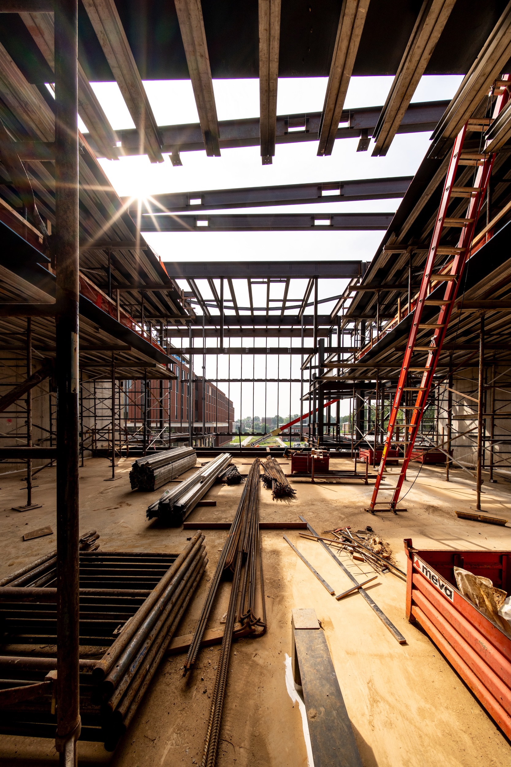 interior scaffolding and construction