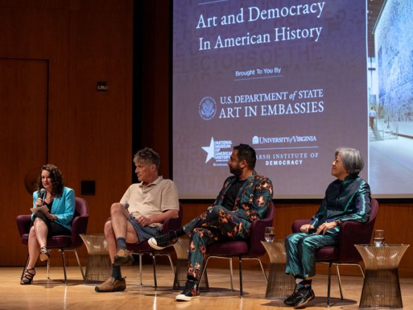 Photo from "Art and Democracy in American History" event
