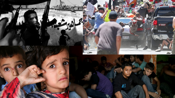 collage of images taken by award-winning photojournalists
