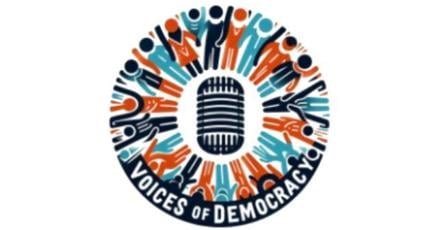 Voices of Democracy writing contest logo