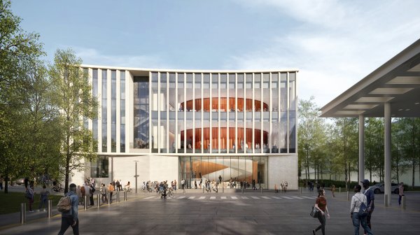 Rendering of the Karsh Institute's new building