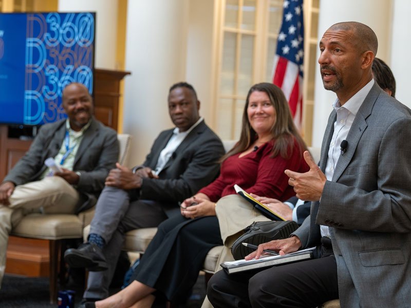 Photo from a Democracy360 event about voting rights in America