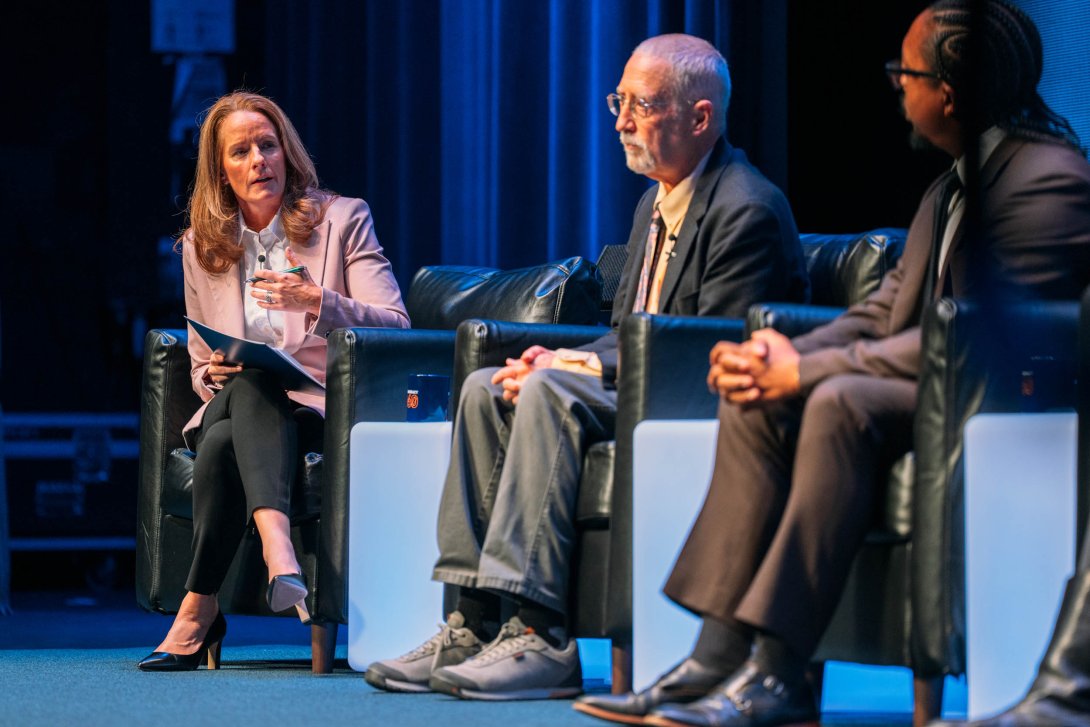 VPM President and CEO Jayme Swain leads panel discussion at "Becoming America: Past, Present, and the Path Ahead at 250."